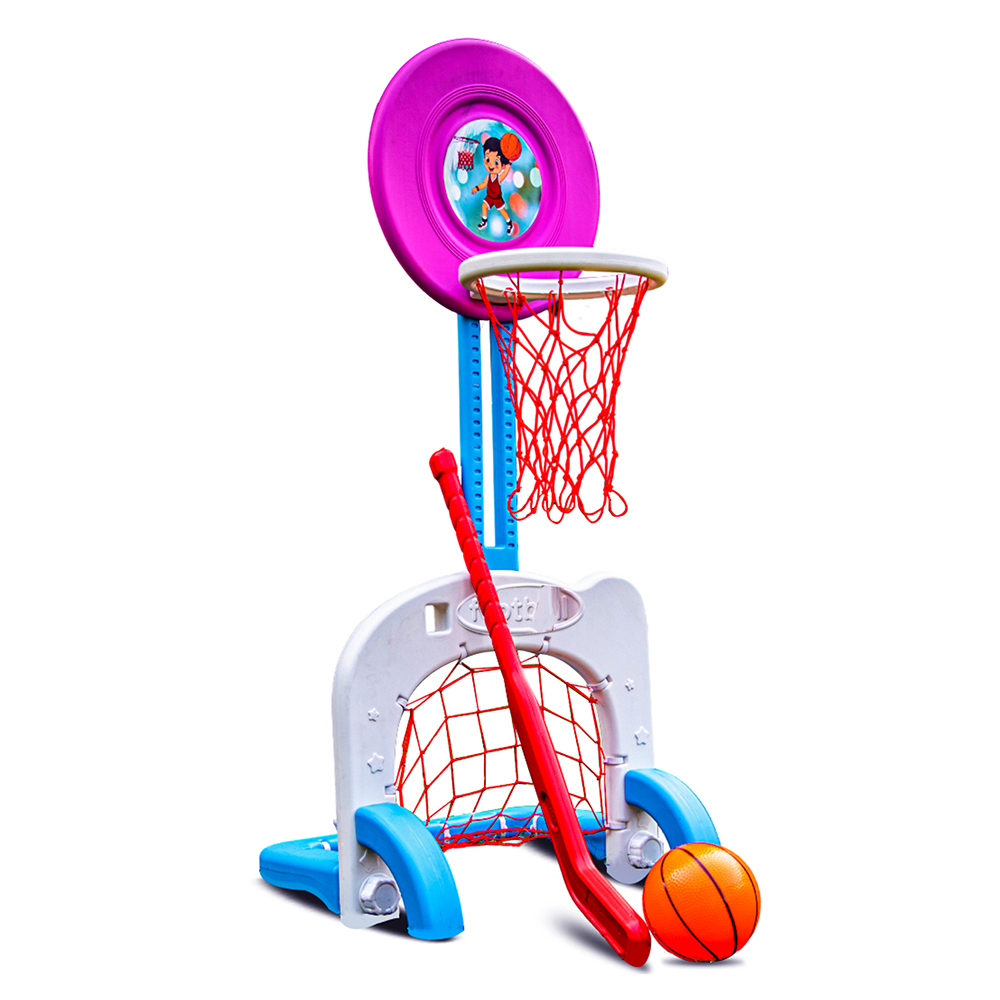 OK PLAY 3-IN-1 BASKETBALL FOR KIDS (2 years above) - Sports Toys