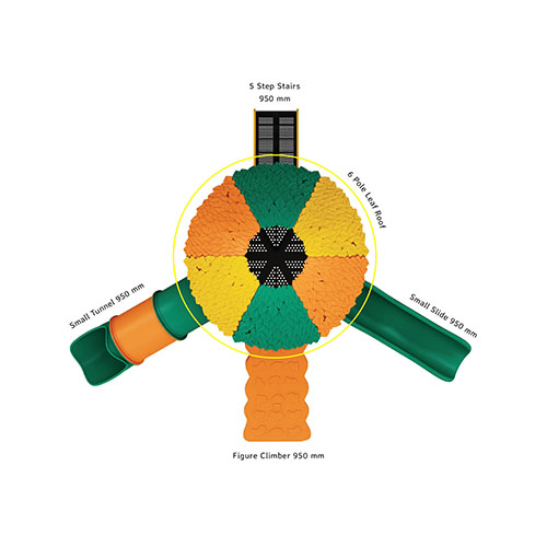 OK PLAY ASPEN - OK Play Nature Series outdoor multiplay structure