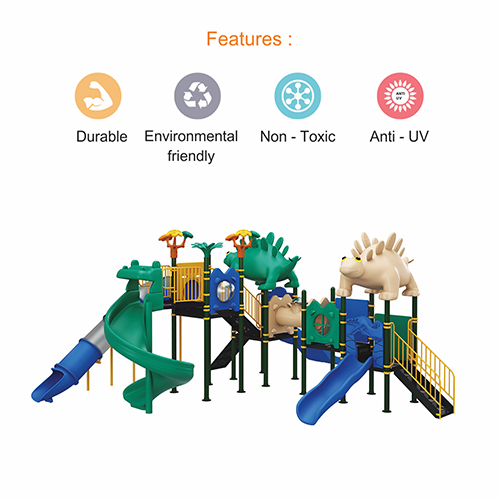 OK PLAY BONEHEAD - OK Play Dinosaur Series outdoor multiplay structure