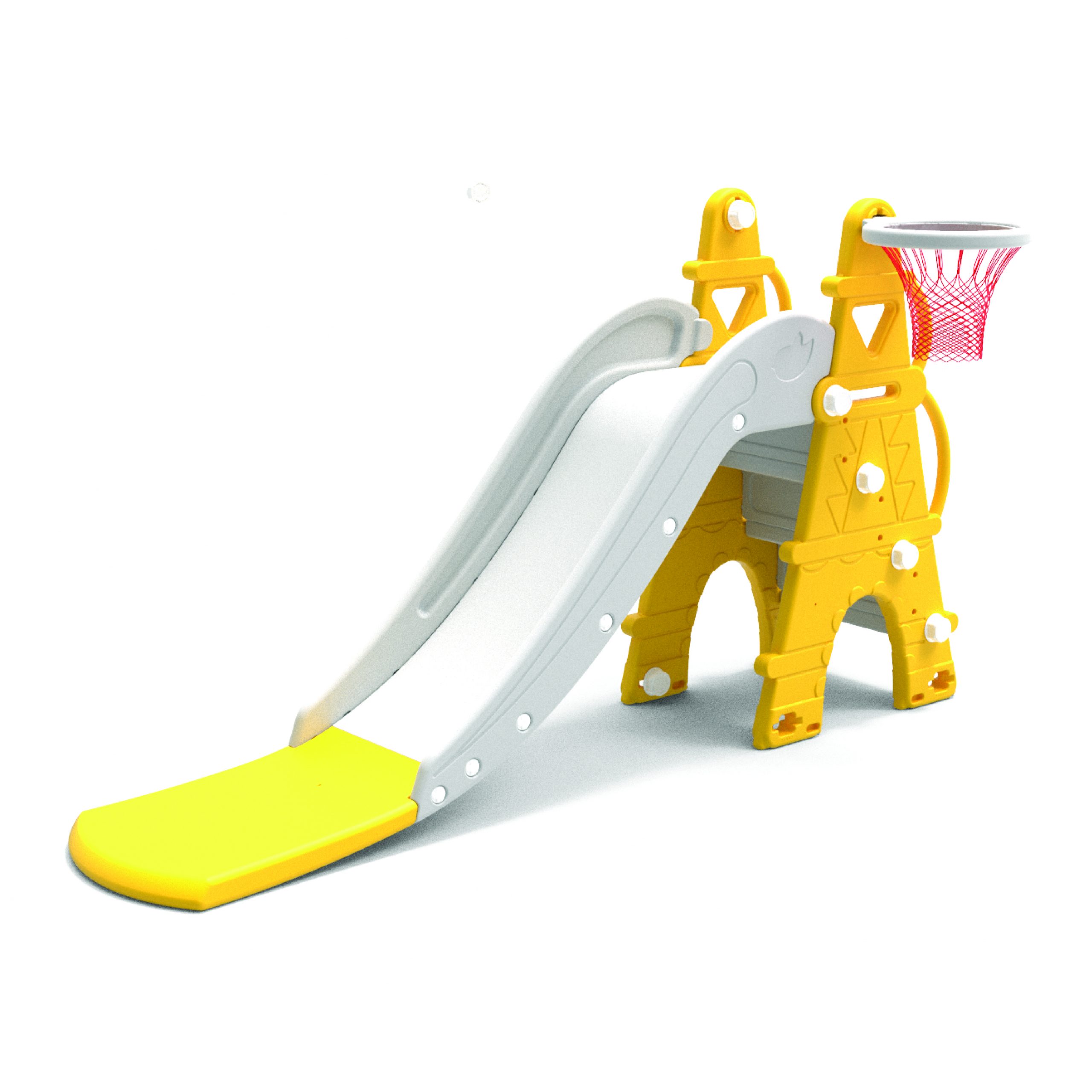 OK PLAY CASTLE SLIDE WITH BASKET BALL - Slides