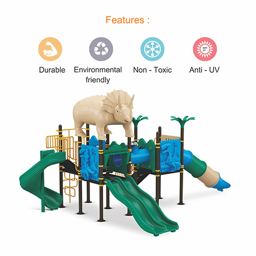 OK PLAY CIRANO - OK Play Dinosaur Series outdoor multiplay structure