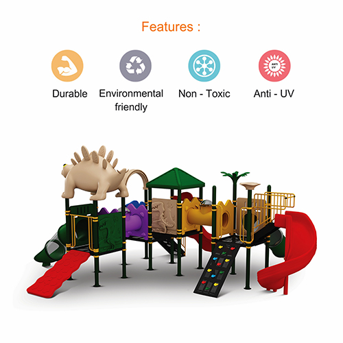 OK PLAY CRITTER - OK Play Dinosaur Series outdoor multiplay structure