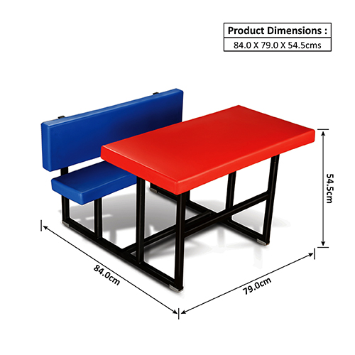 OK Play OK PLAY DUAL DESK – RED/BLUE - School Furniture