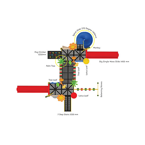 OK PLAY FARLEY - OK Play Nature Series outdoor multiplay structure