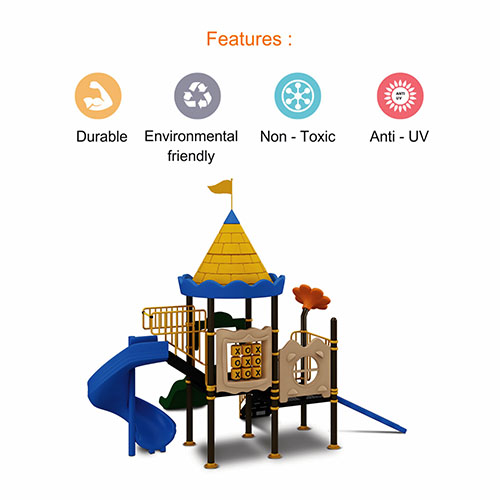 OK PLAY FORT - OK Play Castle Series outdoor multiplay structure