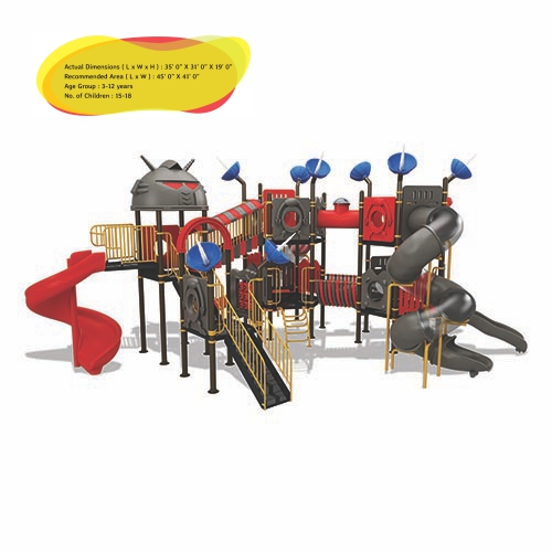 OK PLAY GALAXINA - OK Play Robot Series outdoor multiplay structure