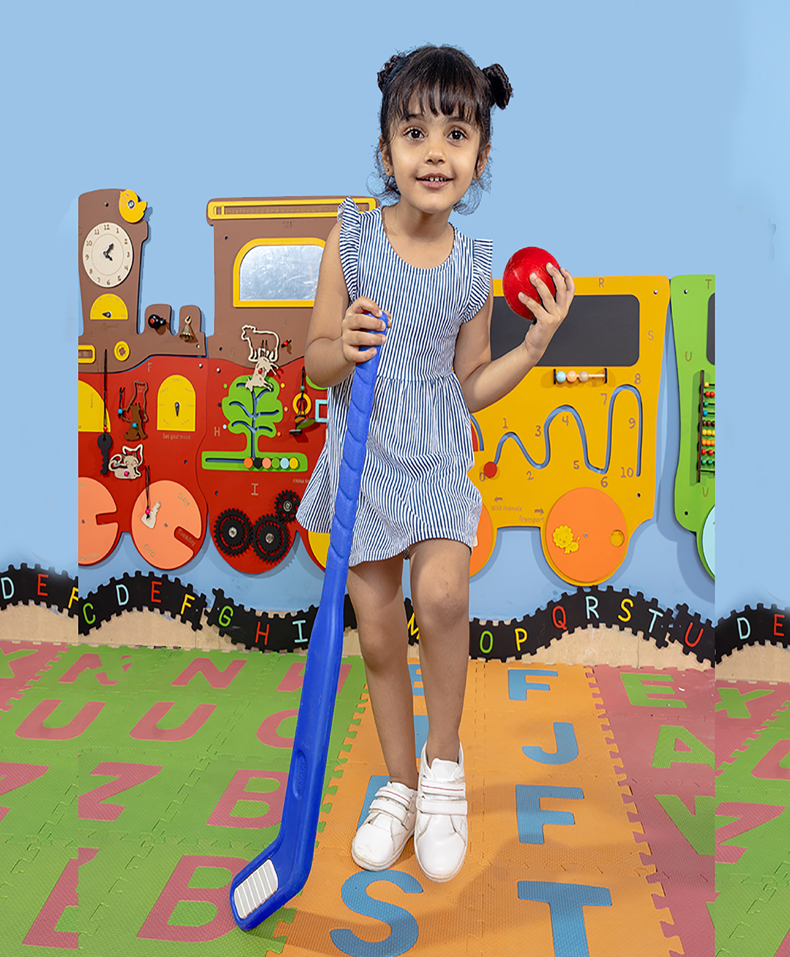 OK PLAY HOCKEY JUNIOR BLUE - Sports Toys