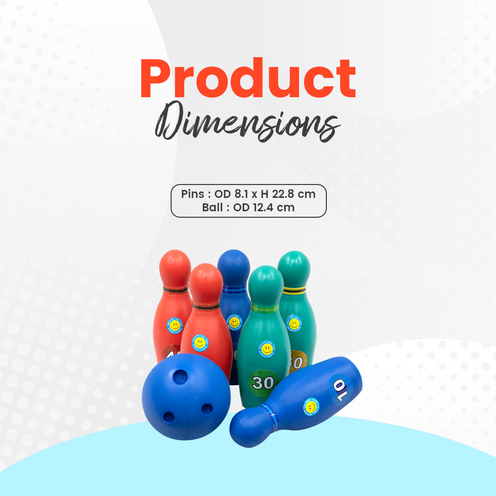 OK PLAY JUNIOR BOWLING ALLEY - Sports Toys