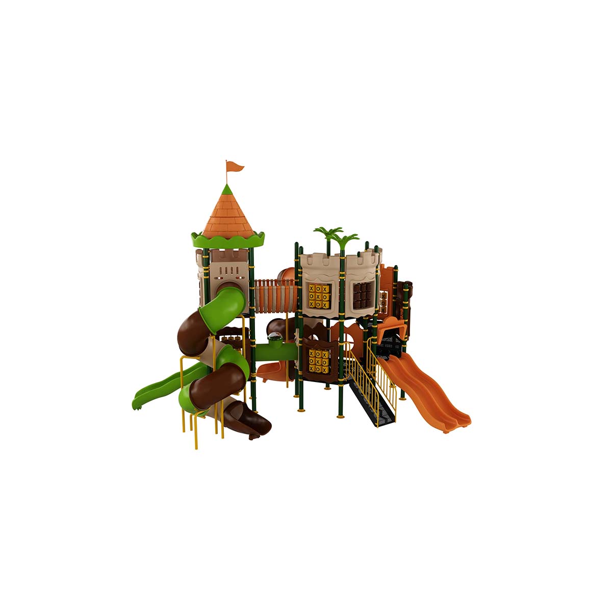 OK PLAY MOAT - OK Play Castle Series outdoor multiplay structure