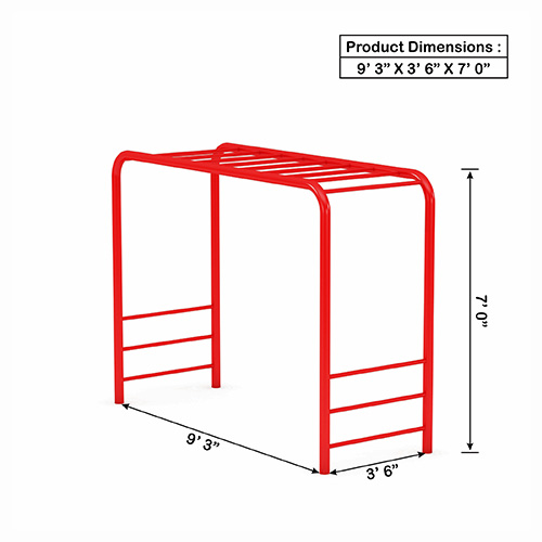 OK PLAY MONKEY BAR-SIMPLE - Outdoor Play Structures