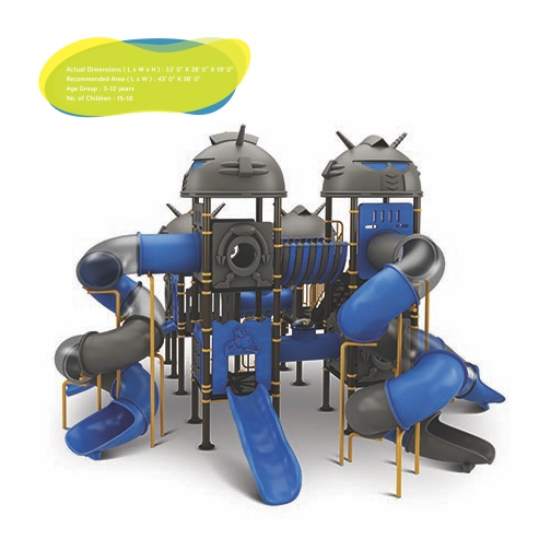 OK Play Robot Series outdoor multiplay structure for schools and parks