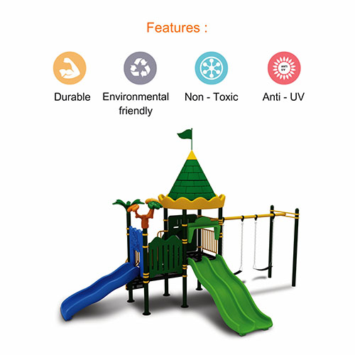 OK PLAY PALACE - OK Play Castle Series outdoor multiplay structure