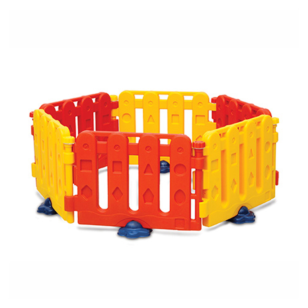OK PLAY PLAY PEN NEW – RED/ YELLOW - Montessori & Preschool