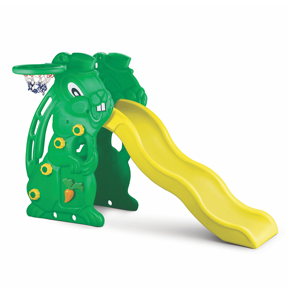 OK PLAY RABBIT SLIDE LEMON / PARROT GREEN - Slides