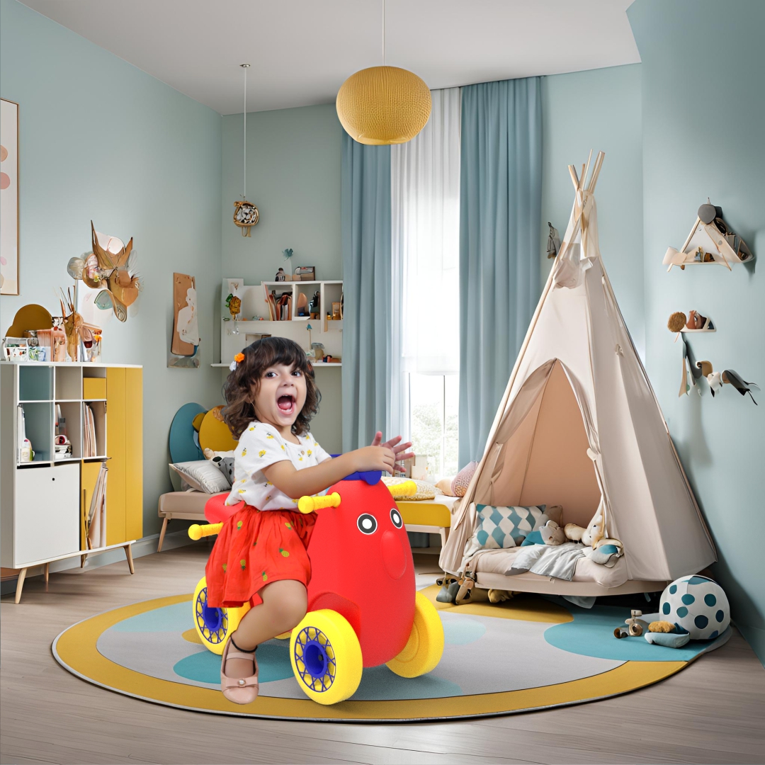 OK PLAY SCOOT HOOT – RED - Ride-On Toys