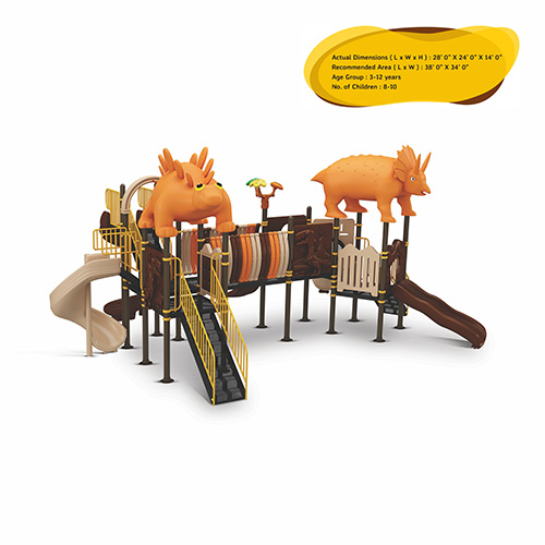OK PLAY SLEGO - OK Play Dinosaur Series outdoor multiplay structure