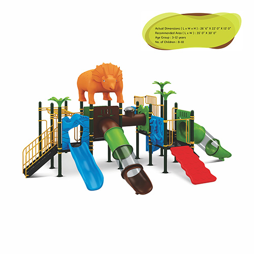 OK PLAY THECO - OK Play Dinosaur Series outdoor multiplay structure
