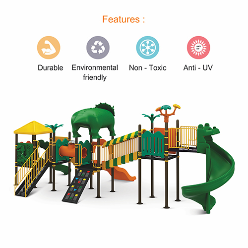 OK PLAY TODD - OK Play Dinosaur Series outdoor multiplay structure