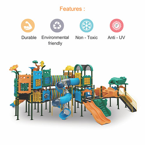 OK PLAY WILLOW - OK Play Nature Series outdoor multiplay structure
