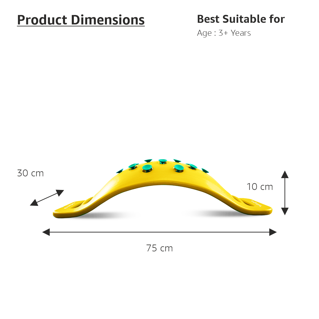 OK Play Wiggle Woggle – Yellow - Montessori & Preschool